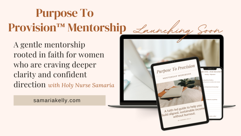 Step Into the Purpose to Provision™ Mentorship